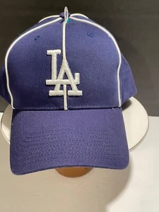 LA Dodgers Twins Enterprise Navy Blue/White Adjustable Cap New W/TAGS - Picture 1 of 7
