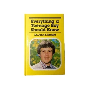 EVERYTHING A TEENAGE BOY SHOULD KNOW book Dr John F Knight vintage 1983 - Bild 1 von 11
