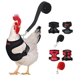 Chicken Harness And Leash Adjustable Small Pets Vest Duck Harness With Leash - Picture 1 of 13