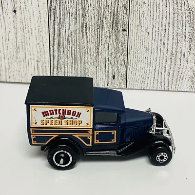 Matchbox Speed Shop Model A Ford Truck 1:64 EX/NM Cond Diecast Blue - Image 1 of 3