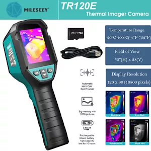 MiLESEEY Thermal Imaging Camera Temperature Imaging -20°C ~ 400°C IR Resolution - Picture 1 of 9