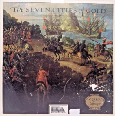 COMMODORE 64/128 -- THE SEVEN CITIES OF GOLD (ELECTRONIC ARTS - DISK) - Bild 1 von 4