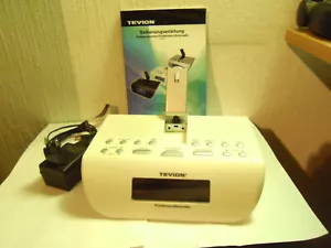 Projektions Funk-Radiowecker Tevion MD 83880 weiß - Bild 1 von 5