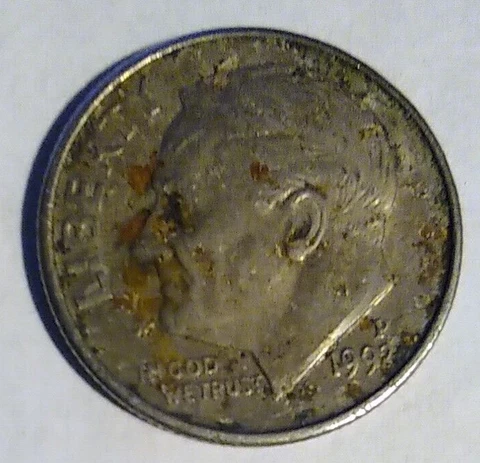 1992 P Roosevelt Dime Cover