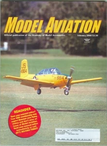 MODEL AVIATION Magazine February 2000 Cumulus: Shereshaw design for 1/2A texaco - Picture 1 of 2