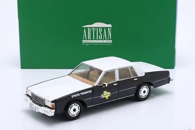 CHEVROLET CAPRICE Texas Public Safety 1987 Black/White - 1/18 GREENLIGHT - Image 1 of 4