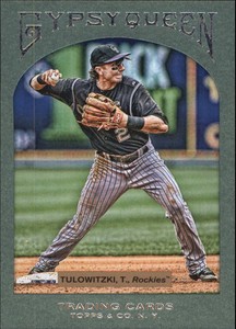 2011 (ROCKIES) Topps Gypsy Queen Framed Green #8 Troy Tulowitzki