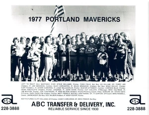 1977 PORTLAND MAVERICKS PCL TEAM 8 1/2 X 11  PHOTO  KURT BING RUSSELL JIM BOUTON - Picture 1 of 1