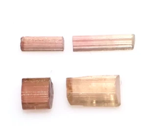 Multi Tourmaline Rough 4 Pcs 3.90 Cts 4.5 mm to 10 mm Natural Tourmaline Stone - Picture 1 of 4