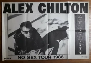 Alex Chilton - No sex tour 1986- french promo poster - original very rare - Imagen 1 de 5