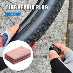 100Pcs car bicycle tire tubeless tire puncture repair tire sealing strip plug - Picture 1 of 24