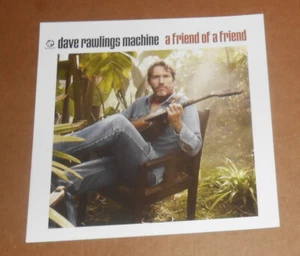 Dave Rawlings Machine A Friend of a Friend Poster 2-Sided Flat 2009 Promo Folk - Picture 1 of 2