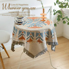 Sofa Blanket Geometric PatternCotton and Linen Morandi Lace Tea PicnicTableCloth