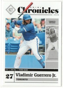 Vladimir Guerrero Jr. 2020 Chronicles Base Card #2