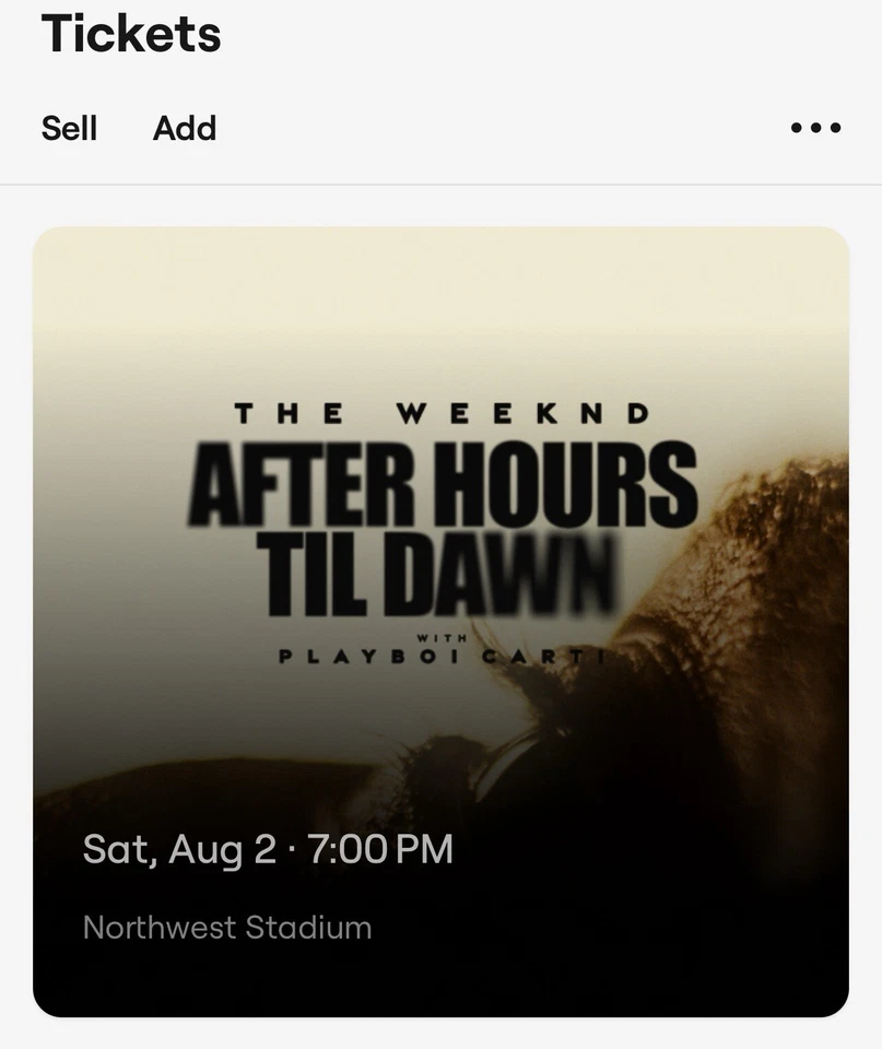 THE WEEKND CONCERT AT NORTHWEST STADIUM-Landover, Maryland- SAT AUG 2ND - Image 1 of 4