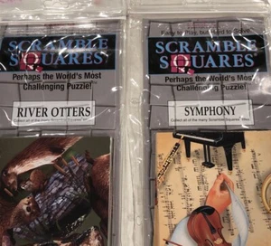 Scramble Squares Puzzle Vintage Otters & Symphony New 1999 & 2004 - Picture 1 of 11