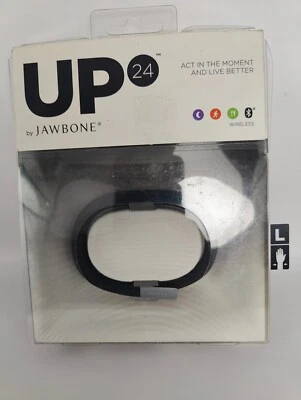 UP 24 by Jawbone BLUETOOTH Wireless Wristband FITNESS TRACKER Black OPEN BOX NEW - Image 1 of 2