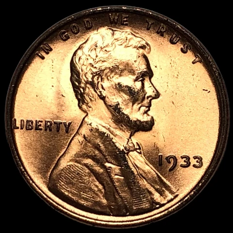 1933 P Lincoln Cent Wheat Penny  J6804 Cover