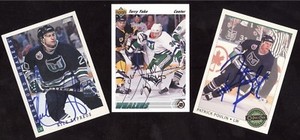 HARTFORD WHALERS AUTOGRAPH NHL HOCKEY CARD SEE LIST
