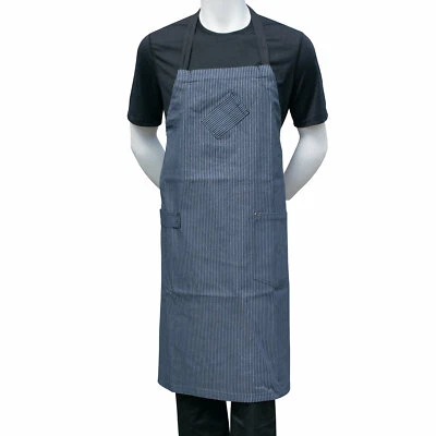 Chef Code 2-PACK 36" Denim Bib Apron with Adjustable Strap CC524DNM - Image 1 of 3