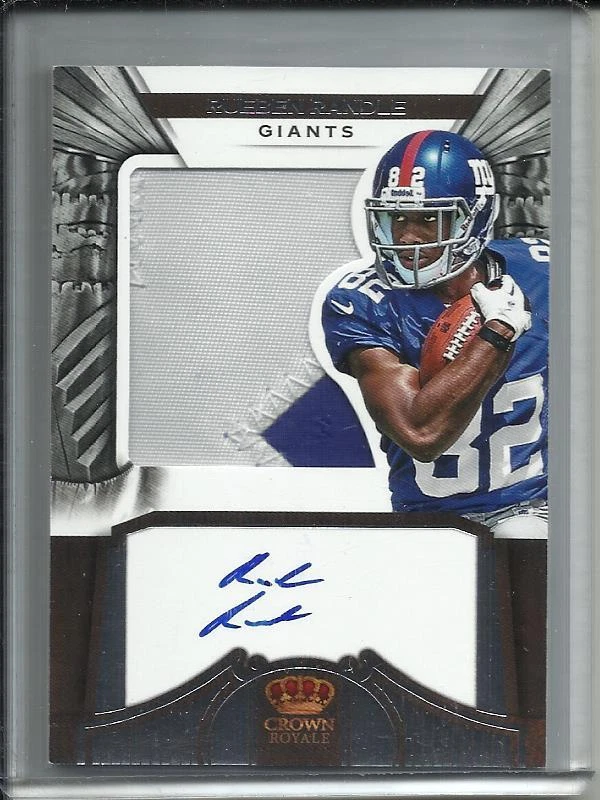 Rueben Randle 2012 Crown Royale Autograph Game Jersey Patch Rookie #189/349 - Image 1 of 1