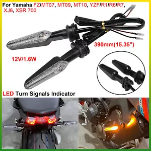 LED Turn Signals Indicator For Yamaha FZ/MT07 MT09 MT10 YZF/R1/R6/R7 XJ6 XSR 700 - Picture 1 of 20