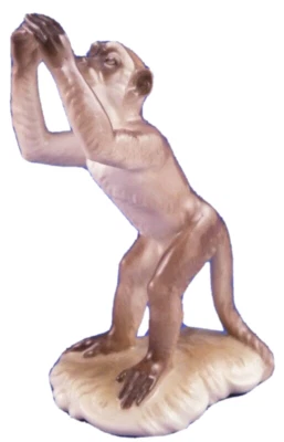 Antique 20thC Nymphenburg Porcelain Monkey Figurine Figure Porzellan Affe Figur - Image 1 of 4