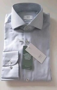 Org. Eterna Herrenhemd Gr.42 TWO PLY Modern Fit Neu Original Verpackt - Imagen 1 de 14