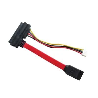 7+15 22p SATA Hard Disk Drive EH2.54 4p Power Data Cable For HTPC MINI ITX 10cm - Image 1 of 4