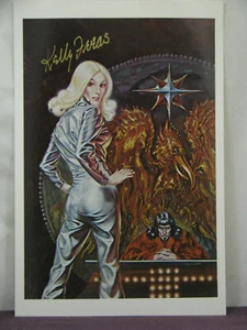 Kelly Freas signed art postcard w cover art 4 Hawks of Arcturus by Cecil Snyder - Picture 1 of 3