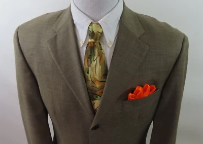 Missoni Mens Pure Wool Brown Micro-Checks Italian Blazer Jacket Sport Coat 38 R - Image 1 of 4