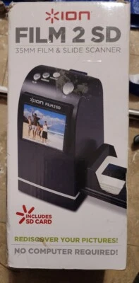 ION FILM2SD 5 MP Sensor Film 2 SD 35MM Film & Slide Scanner  - Image 1 of 4