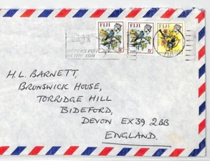 FIJI 1976 Suva BRITISH HIGH COMMISSION Commercial Air Mail Cover {samwells}BT278 - Picture 1 of 3