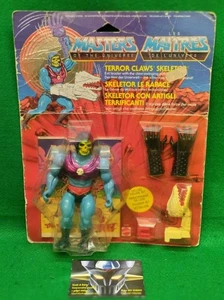 MASTERS OF THE UNIVERSE, TERROR CLAWS SKELETOR 1986 MATTEL #9696 NEW MISB Sealed - Picture 1 of 7