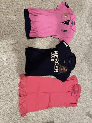 Set of 3  Polo Ralph Lauren Girls Polo Shirts And Dress XS/S/L (12-14) - Image 1 of 4