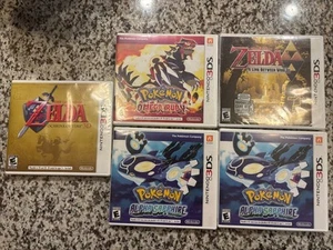 Nintendo 3DS Sealed Game Lot Zelda Pokémon Omega Ruby Alpha Sapphire - Picture 1 of 2