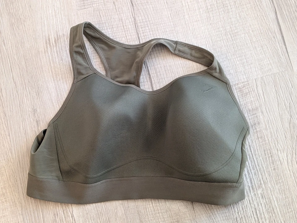 EUC GYMSHARK | Women's Forest Green Size XXL Sports Gym Bra Racerback Vented - Image 1 of 4