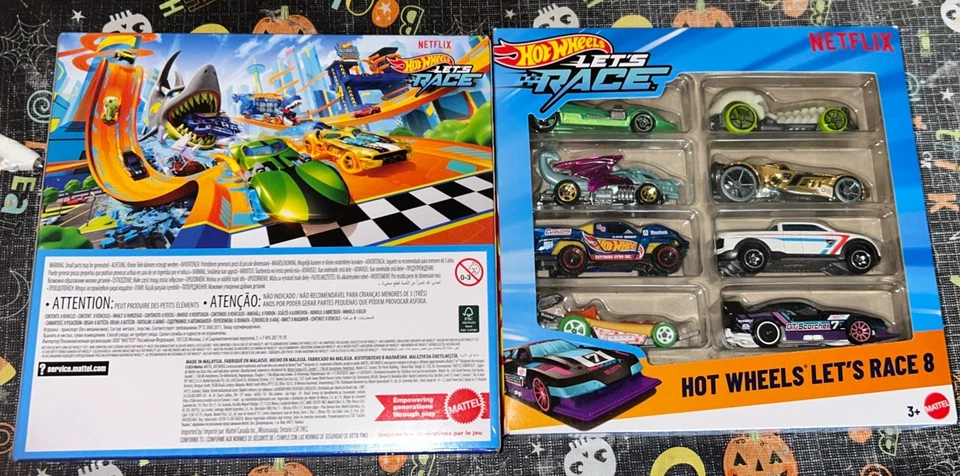 New Hot Wheels Netflix Let's Race (8-pack) GT Scorcher In the 8 Pack. - Image 1 of 1