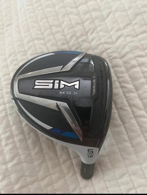 Brand NEW Taylormade Sim MAX 18* Titanium 5 Fairway Wood (Head Only) RaRe!!! - Image 1 of 4