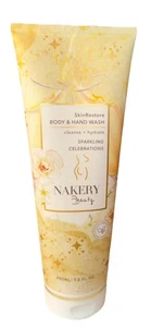 Nakery Beauty Skin Restore Body & Hand Wash 9.8oz Brillante Celebraciones Nuevo ✔️ - Imagen 1 de 2