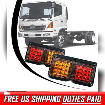 Led Hino Truck Ranger Fuso Fa Fb FD Fe Ff Sg Fighther 24V.Tail Light Lamp Pair - Image 1 of 4