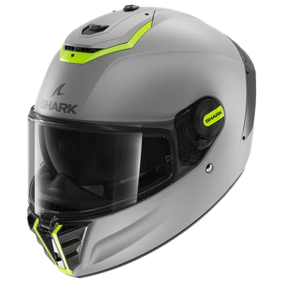 Full Face Helmet Shark SPARTAN RS BLANK Mat SP Silver Yellow Silver - Image 1 of 4