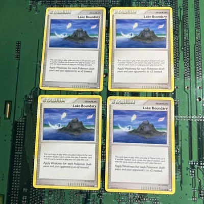 Lake Boundary 112/123 Mysterious Treasures Pokemon Card Trainer Stadium 4 - Image 1 of 4