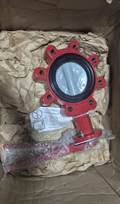 Bray DN65 (2½”) Lug Style Butterfly Valve w/ EPDM Seat & Gear Operator Series 30 - Image 1 of 4