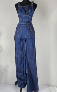 NUEVO SIN ETIQUETAS Pantalones Campana N'EST-CE-PAS Vintage Años 80 Costura Naranja Talla 11/12 - Imagen 1 de 13
