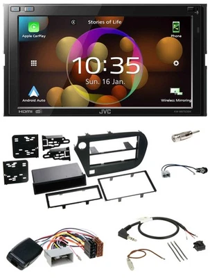 JVC DAB Lenkrad 2DIN Bluetooth USB Autoradio für Honda Insight ZE2 2009-2013 - Bild 1 von 4