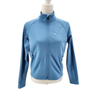Vintage Pearl Izumi Womens Small Jacket Zipper Blue Pockets Fleece Backing Cycle - Image 1 of 4
