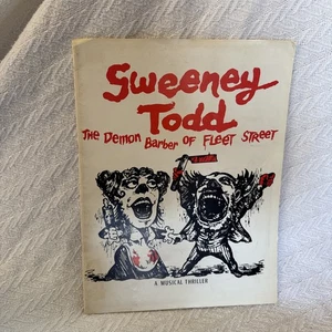Vintage 1979 Sweeney Todd: The Demon Barber Of Fleet Street Souvenier Booklet - Bild 1 von 4