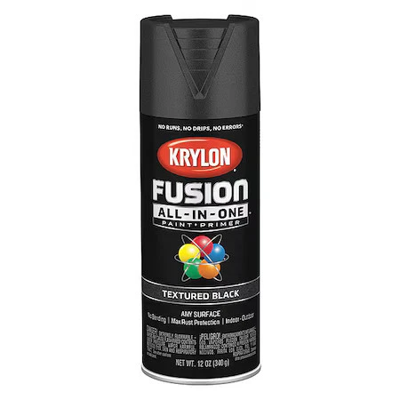 Krylon K02776007 Textured Spray Paint, Black, 12 Oz. - Image 1 of 1