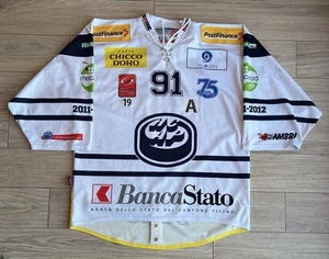 Hc Ambrì-Piotta, Julian Walker, 2011/2012, game worn hockey jersey - Photo 1/2